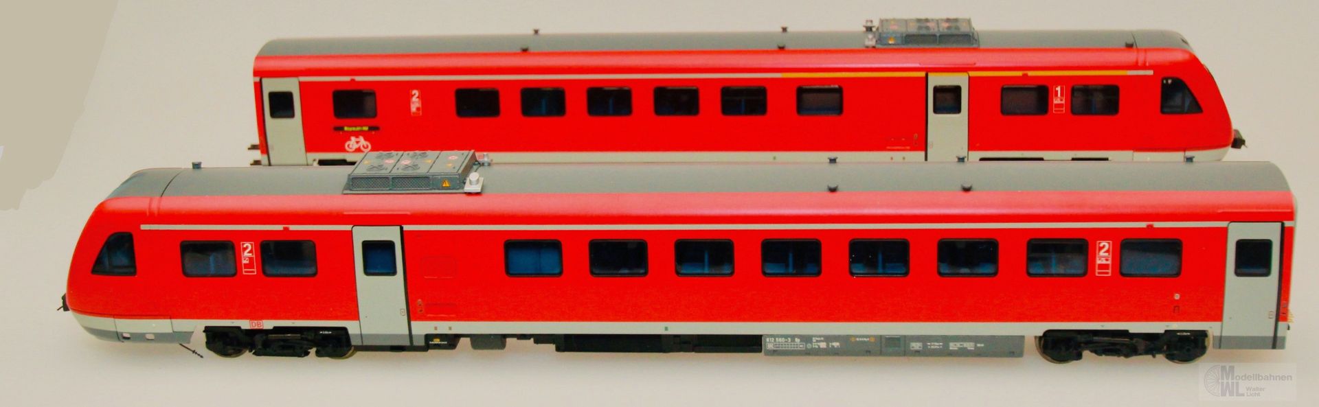 Piko 52000 - PIKO - Triebzug BR 612 060- DB Ep.V verkehrsrot Regioswinger H0/GL